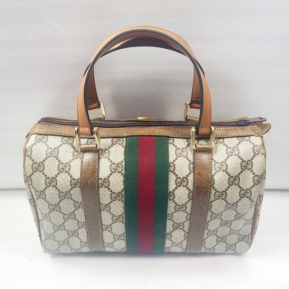 Gucci Leather Satchel Bag - Picture 8 of 11